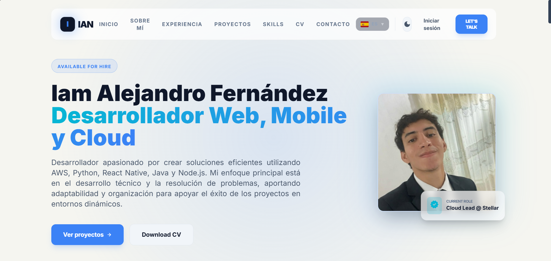 Portafolio web